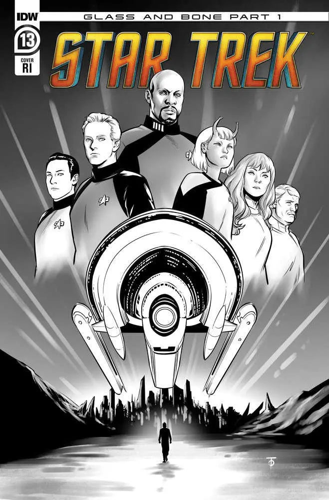 Star Trek #13 Variant Ri 10 To Black & White