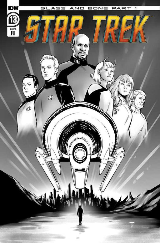 Star Trek #13 Variant Ri 10 To Black & White