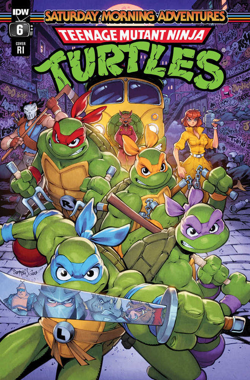 Teenage Mutant Ninja Turtles: Saturday Morning Adventures #6 Variant Ri 10 Sommariva