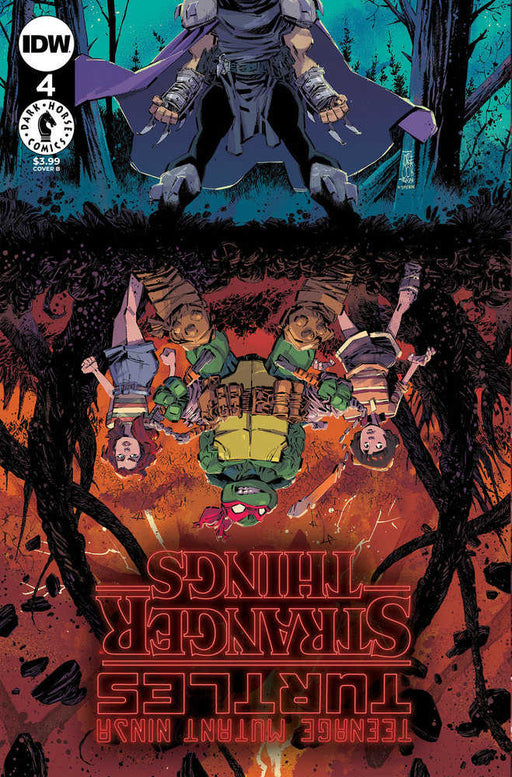 Teenage Mutant Ninja Turtles X Stranger Things #4 Variant B Corona