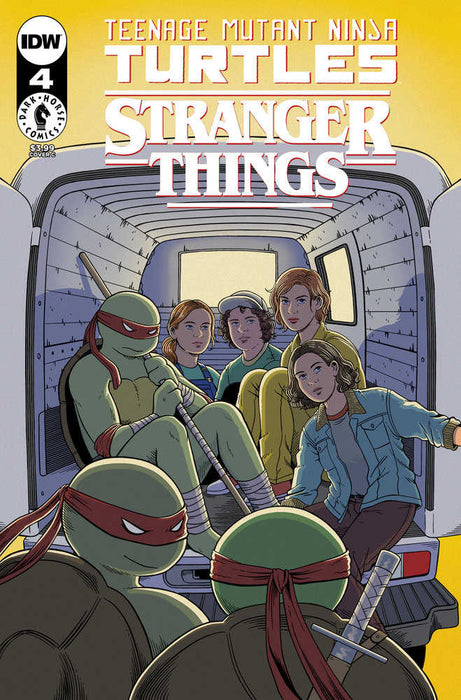 Teenage Mutant Ninja Turtles X Stranger Things #4 Variant C Woodall