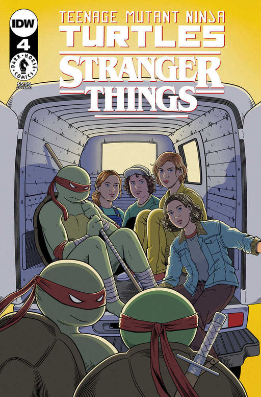 Teenage Mutant Ninja Turtles X Stranger Things #4 Variant C Woodall