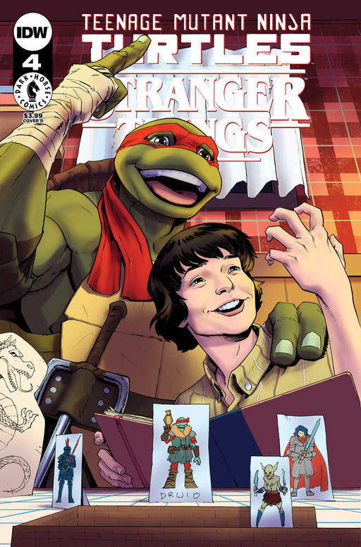 Teenage Mutant Ninja Turtles X Stranger Things #4 Variant D Gorham