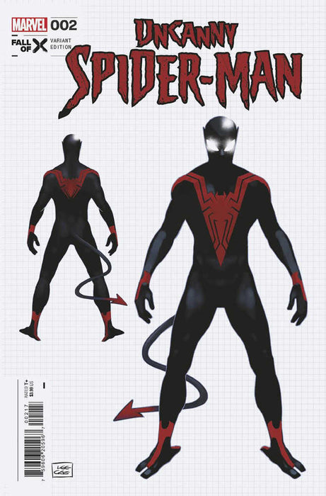 Uncanny Spider-Man 2 Lee Garbett Design Variant Fall