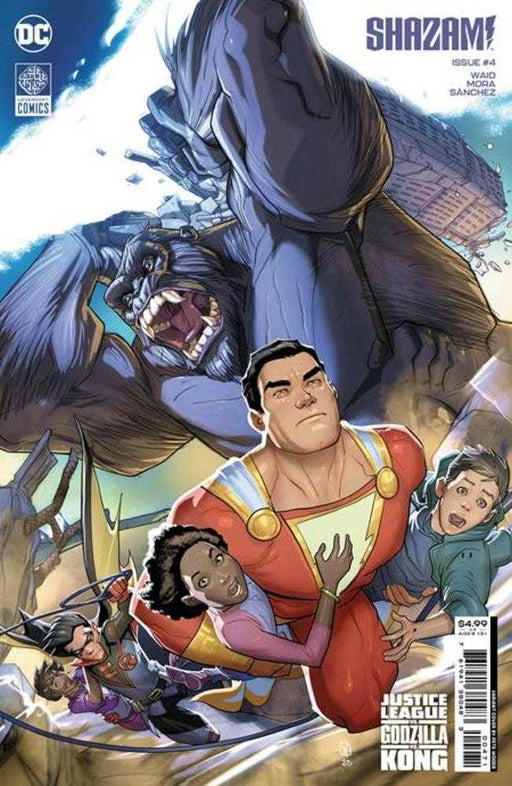 Shazam #4 Cover G Pete Woods Connecting Justice League vs Godzilla vs Kong Card Stock Variant