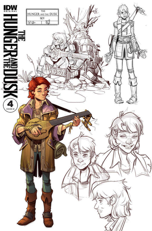 The Hunger And The Dusk #4 Variant Ri 10 Wildgoose Character Sketches