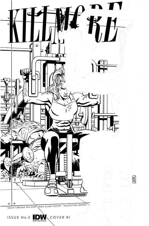 Kill More #3 Variant Ri 10 Sudzuka Black & White