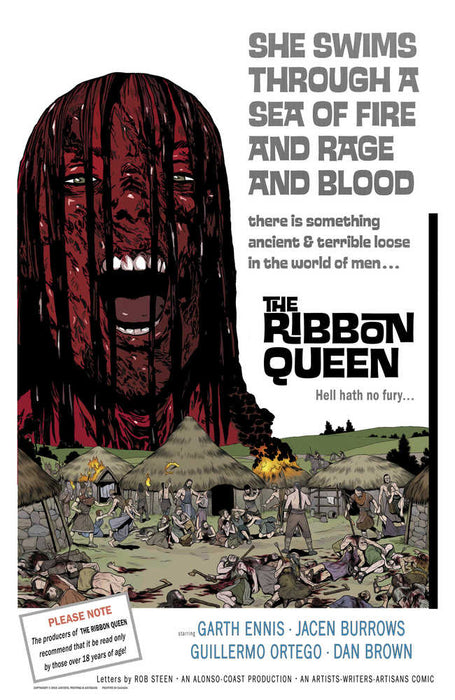 Ribbon Queen #5 Of 8 Cover C Chris Ferguson & Jacen Burrows Horror Homage Variant Mature