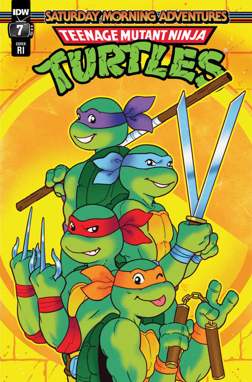 Teenage Mutant Ninja Turtles: Saturday Morning Adventures #7 Variant Ri 10 Ganucheau