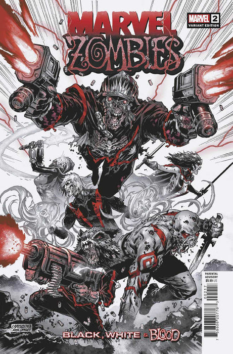 Marvel Zombies: Black, White & Blood 2 Cory Smith Homage Variant