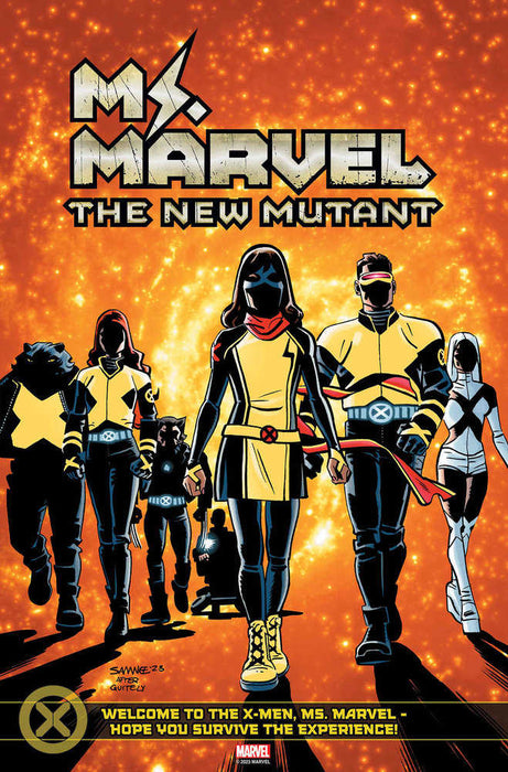 Ms. Marvel: The New Mutant 4 Chris Samnee Team Homage Variant