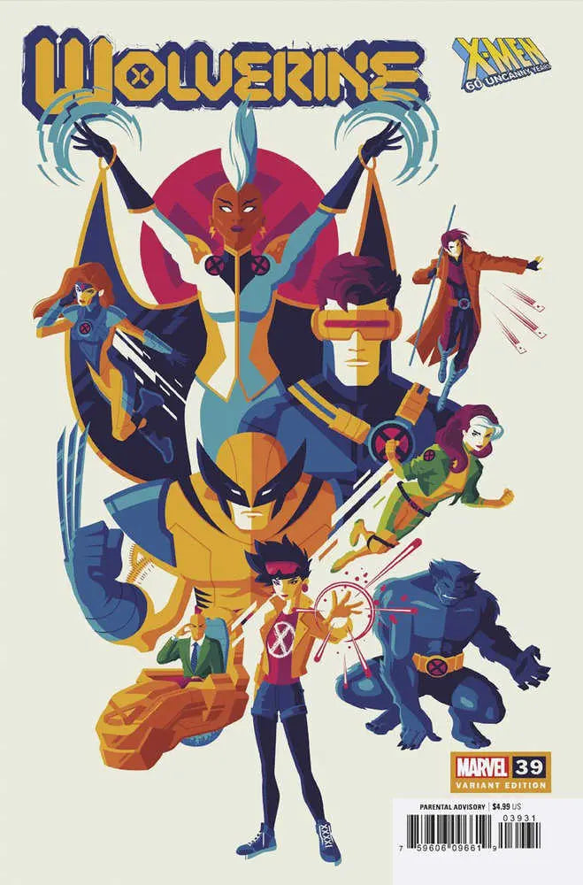 Wolverine 39 Tom Whalen X-Men 60th Variant Fall