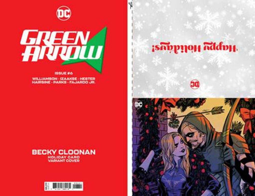 Green Arrow #6 Of 12 Cover C Becky Cloonan DC Holiday Card Special Edition Variant