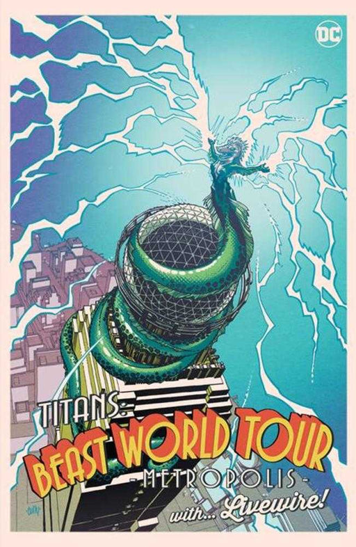 Titans Beast World Tour Metropolis #1 One Shot Cover C Cully Hamner Card Stock Variant