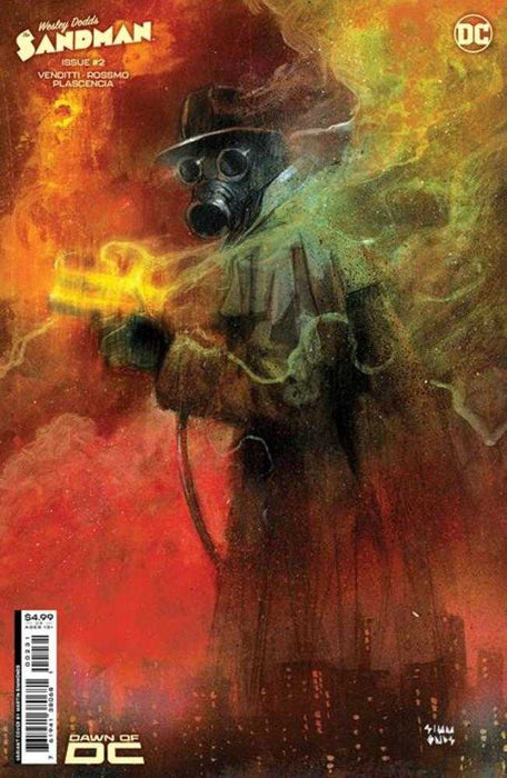 Wesley Dodds The Sandman #2 Of 6 Cover C 1 in 25 Martin Simmonds Card Stock Variant