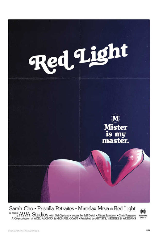 Red Light #2 Of 4 Cover C Chris Ferguson & Priscilla Petraites Erotic Film Homage Variant Mature