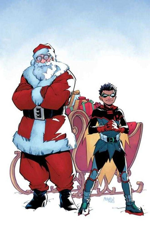 Batman And Robin #4 Cover D Gleb Melnikov Santa Card Stock Variant