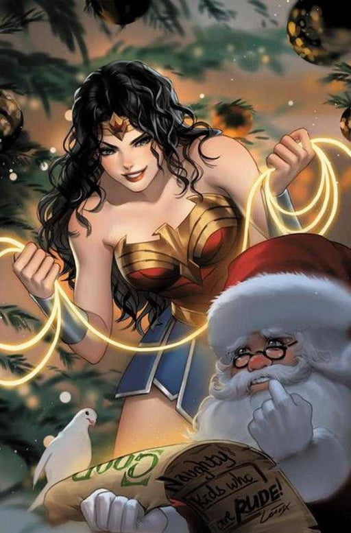 Batman Santa Claus Silent Knight #4 Of 4 Cover B Lesley Leirix Li Card Stock Variant