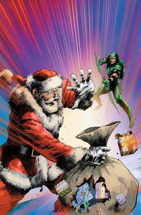 Green Arrow #7 Of 12 Cover C Trevor Hairsine Santa Card Stock Variant