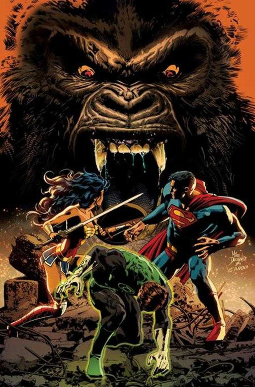 Justice League vs Godzilla vs Kong #3 Of 7 Cover C Mike Deodato Jr Card Stock Variant