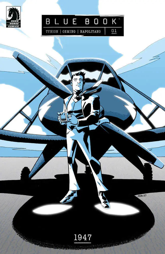 Blue Book: 1947 #1 Cover B Foil Michael Avon Oeming