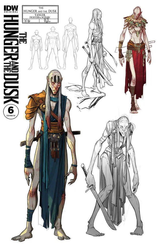 The Hunger And The Dusk #6 Variant Ri 10 Wildgoose Character Sketch