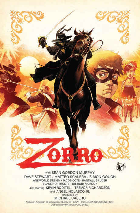 Zorro Man Of The Dead #1 Of 4 Cover C Scalera Movie Poster H