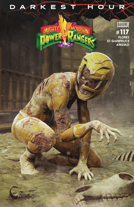 Mighty Morphin Power Rangers #117 Cover B Dark Grid Variant Barend Boom! Studios