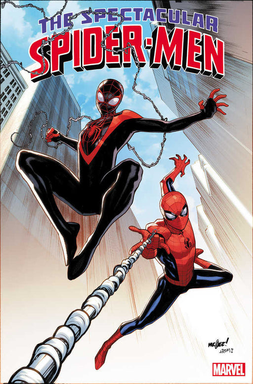 The Spectacular Spider-Men 1 David Marquez Foil Variant Marvel Comics