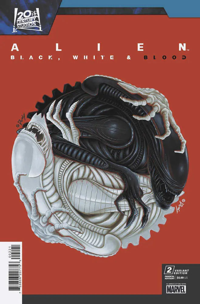 Alien: Black, White & Blood #2 Doaly Variant Marvel Comics