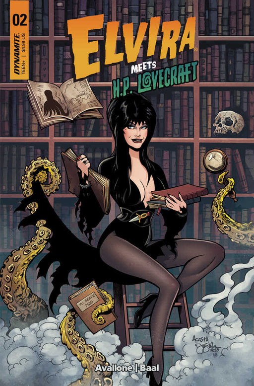 Elvira Meets Hp Lovecraft #2 Cover A Acosta Dynamite Entertainment