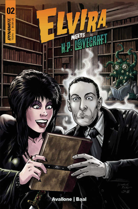 Elvira Meets Hp Lovecraft #2 Cover B Baal Dynamite Entertainment