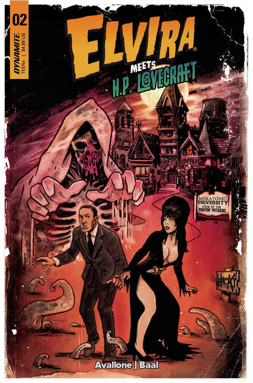 Elvira Meets Hp Lovecraft #2 Cover C Hack Dynamite Entertainment