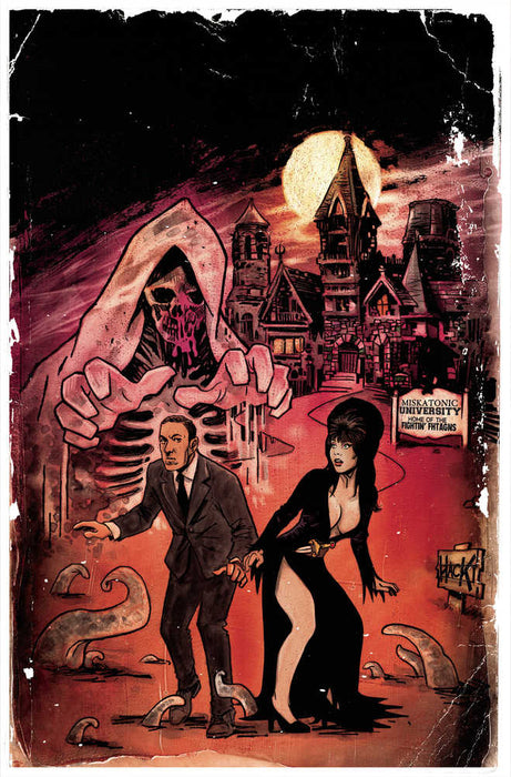 Elvira Meets Hp Lovecraft #2 Cover F 10 Copy Variant Edition Hack Virgin Dynamite Entertainment