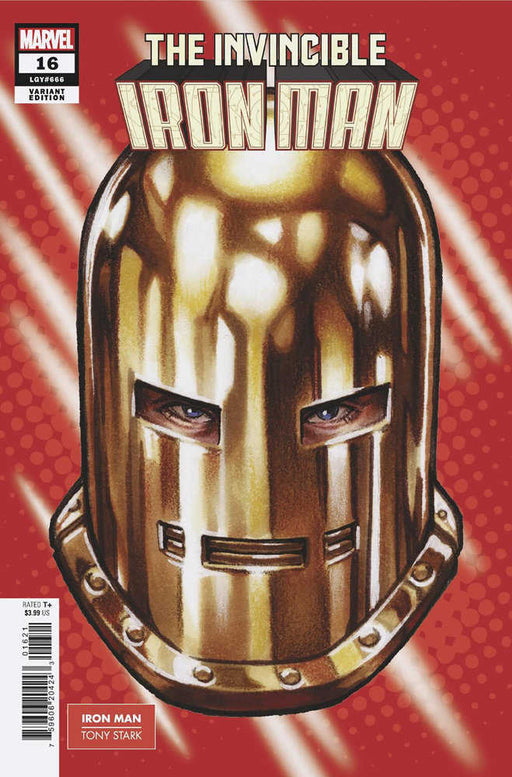 Invincible Iron Man #16 Mark Brooks Headshot Variant [Fhx] Marvel Comics