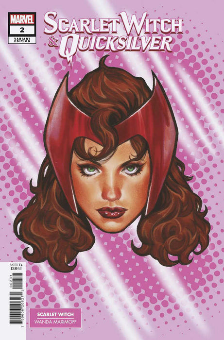 Scarlet Witch & Quicksilver #2 Mark Brooks Headshot Variant Marvel Comics