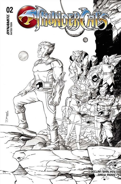 Thundercats #2 Cover L 15 Copy Variant Edition Shalvey Line Art Dynamite Entertainment