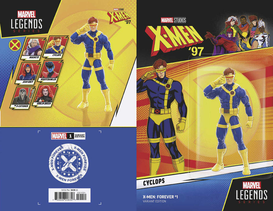 X-Men: Forever #1 X-Men 97 Cyclops Action Figure Variant [Fhx] Marvel Comics