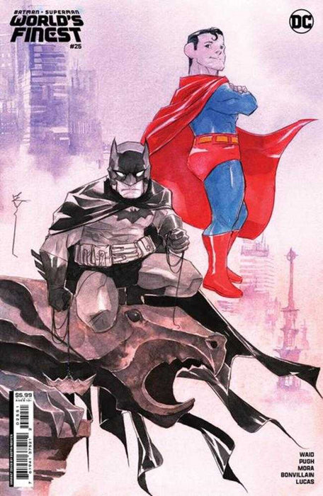 Batman Superman Worlds Finest #25 Cover C Dustin Nguyen Card Stock Variant DC Comics