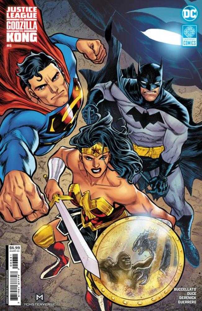 Justice League vs Godzilla vs Kong #6 (Of 7) Cover C Francis Manapul Card Stock Variant DC Comics