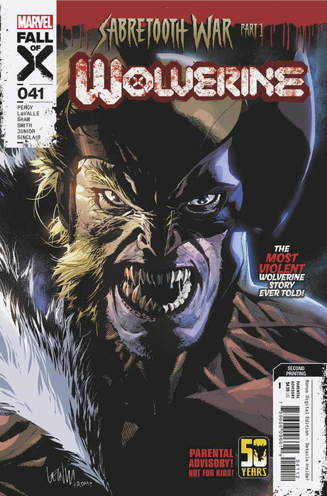 Wolverine 41 Leinil Yu 2nd Print Variant