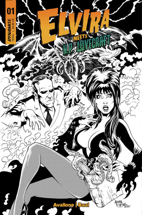 Elvira Meets Hp Lovecraft #1 Cover M 10 Copy Foc Variant Edition Acosta L