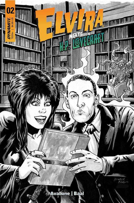 Elvira Meets Hp Lovecraft #2 Cover I 7 Copy Foc Variant Edition Baal Line Dynamite Entertainment