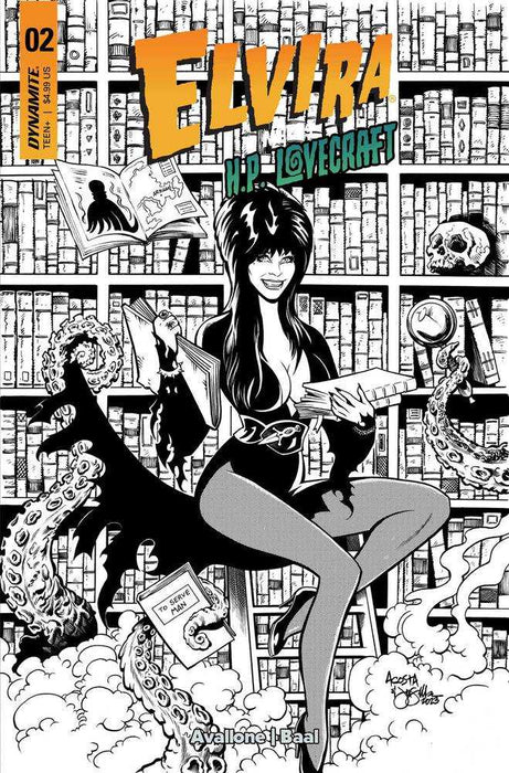 Elvira Meets Hp Lovecraft #2 Cover J 10 Copy Foc Variant Edition Acosta L Dynamite Entertainment