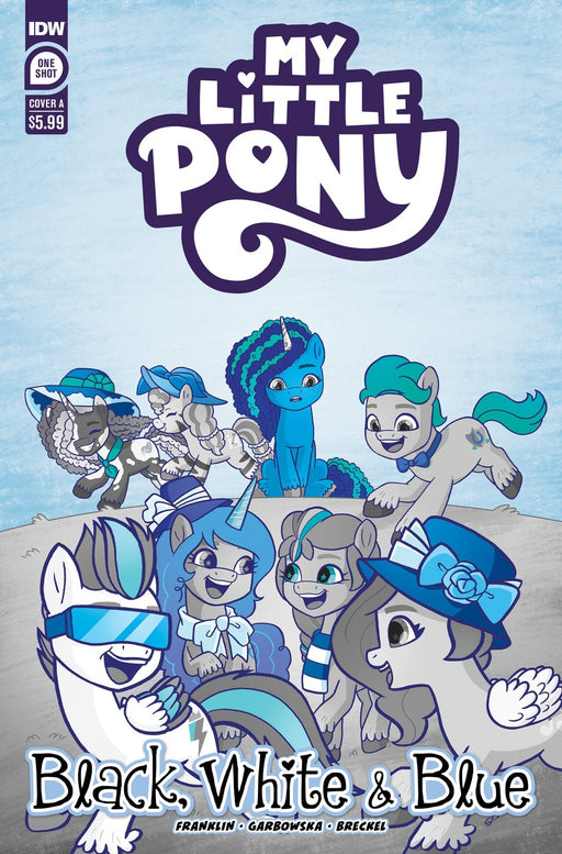 My Little Pony: Black, White & Blue Cover A Garbowska