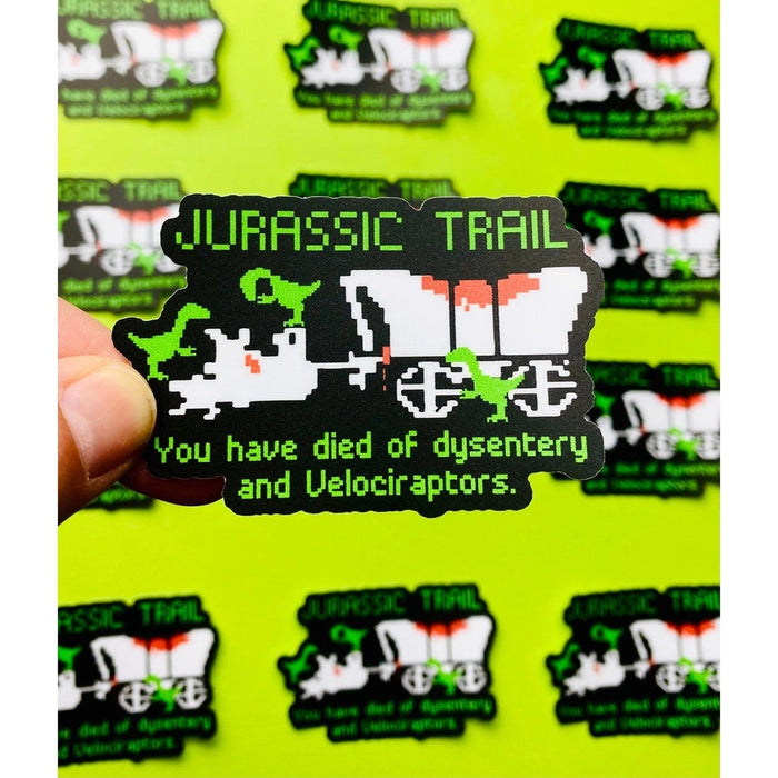 Jurassic Oregon Trail Sticker