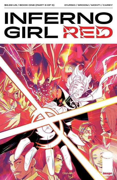 Inferno Girl Red Book One #3 Of 3 Cvr A Durso & Monti Mv