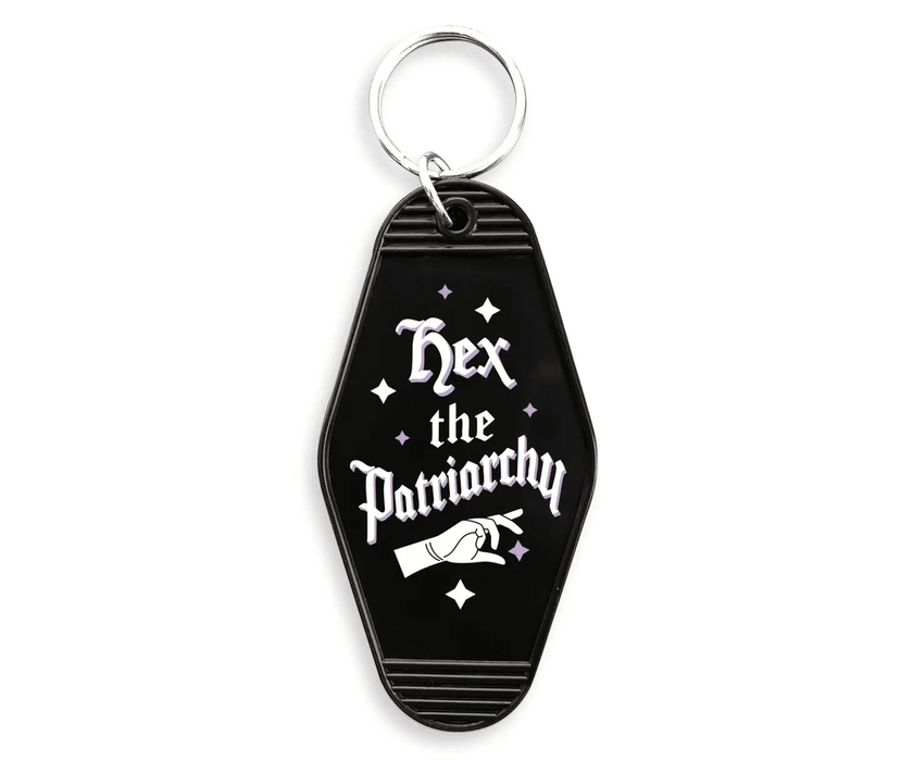 Hex The Patriarchy Motel Keychain