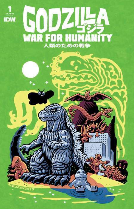 Godzilla: The War For Humanity #1 Cover A Maclean